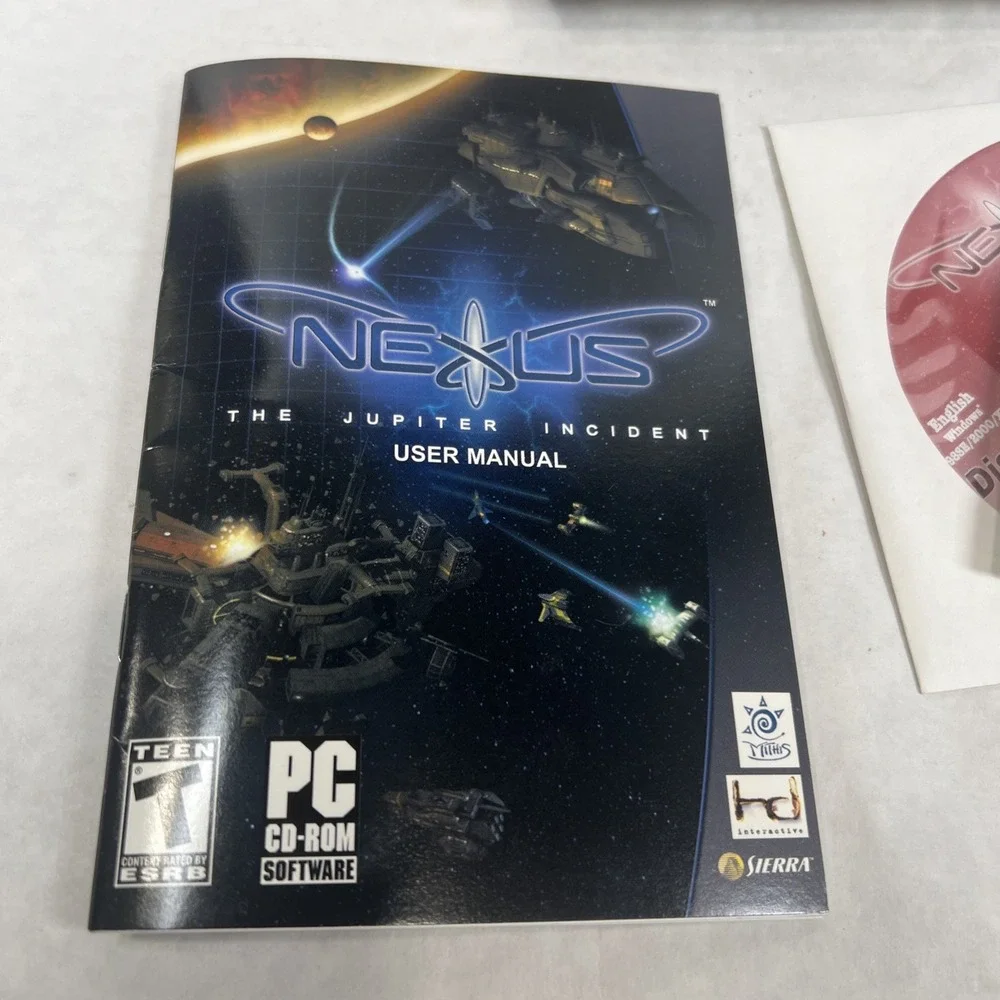 Nexus: The Jupiter Incident (PC, 2005). Box With Manuals And 2‎ Discs.